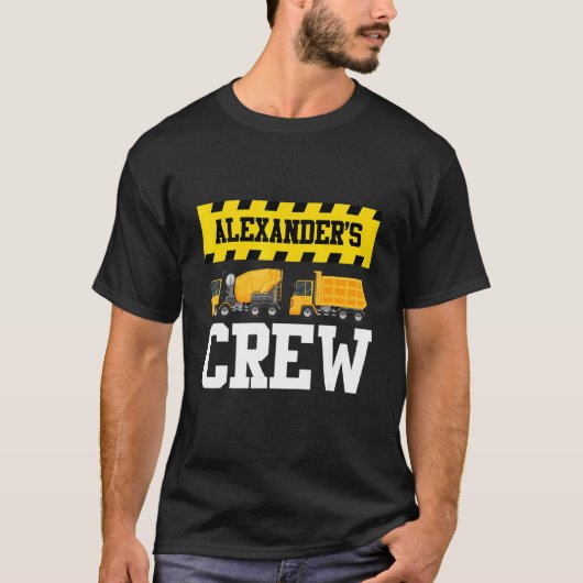 アレクサンダー建築クカスタムルーのダンプトラック Tシャツ (正面)