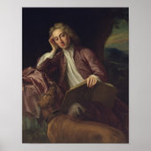 アレクサンダー教皇とその犬、バウンス、c.1718 ポスター (正面)