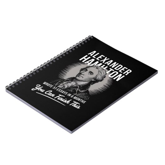 アレクサンダー書ハミルトン51エッセイ6ヶ月 ノートブック (左側)
