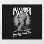 アレクサンダー書ハミルトン51エッセイ6ヶ月 ビールラベル (シングルラベル)