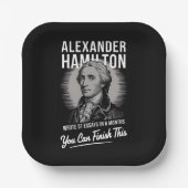 アレクサンダー書ハミルトン51エッセイ6ヶ月 ペーパープレート (正面)