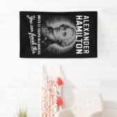 アレクサンダー書ハミルトン51エッセイ6ヶ月 横断幕 (インサイチュ)