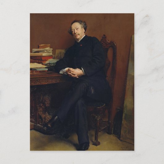 アレクサンダー・デュマス1877年 ポストカード (正面)