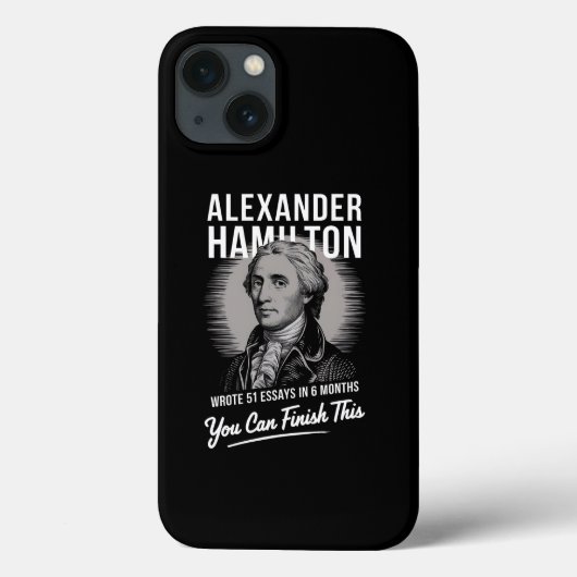 アレクサンダー・ハミルトンが6ヶ月で51のエッセイを書いた Case-Mate iPhoneケース (裏面)