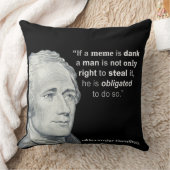 アレクサンダー・ハミルトンのじめじめしたミーム-枕 クッション (ブランケット)