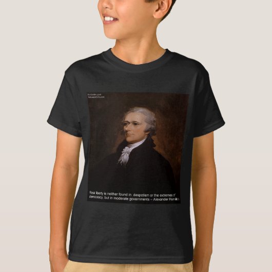 アレクサンダー・ハミルトンのギフト Tシャツ (正面)