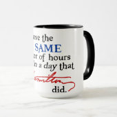 アレクサンダー・ハミルトンのマグ マグカップ (正面右)