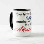 アレクサンダー・ハミルトンのマグ マグカップ (正面左)