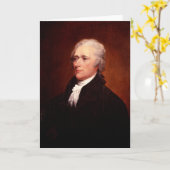 アレクサンダー·ハミルトン カード (黄色い花)