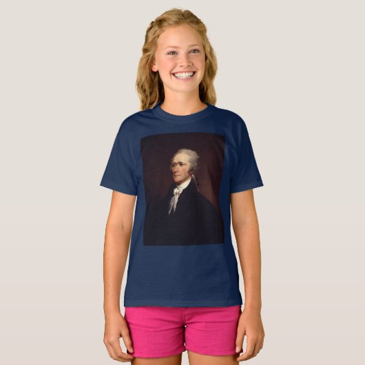 アレクサンダー・ハミルトン　建国者 & 連邦主義者ペーパー Tシャツ (正面フル)