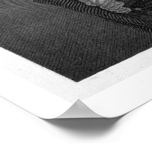 アレクサンダー・ハミルトン(1757年~1804年)はジョン・frによって刻まれた ポスター (角)