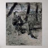 アレクサンダー・プシュキンの公園, 1899 ポスター (正面)