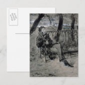 アレクサンダー・プシュキンの公園, 1899 ポストカード (正面/裏面)
