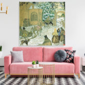 アレクサンダー・プシュキン『ドゥブロフスキー』の挿絵 キャンバスプリント (インサイチュ (リビング))