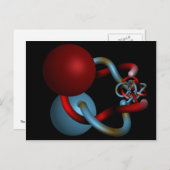 アレクサンダー・ホーンド・スフィアの交配ダンス ポストカード (正面/裏面)