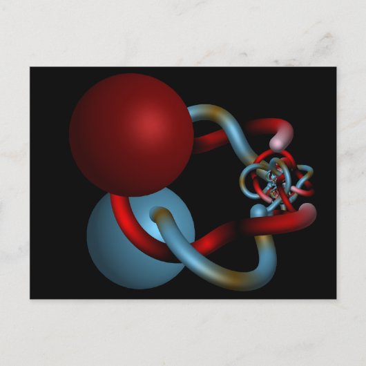 アレクサンダー・ホーンド・スフィアの交配ダンス ポストカード (正面)