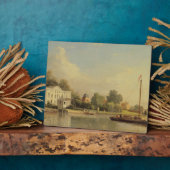 アレクサンダー・ポープの(1688-1744)ヴィラ、トウィッケンハム、c. フォトプラーク (側面)