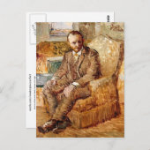 アレクサンダー・リードの肖像、フィンセント・ファン・ゴッホの美術 ポストカード (正面/裏面)