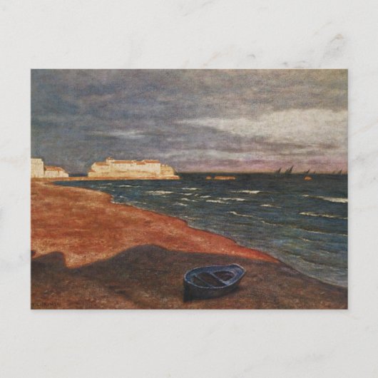 アレクサンダーGierymski – 海辺 ポストカード (正面)