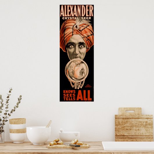 アレクサンデルのクリスタルシーアは全てを知っている ポスター (キッチン)