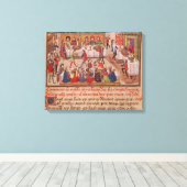 アレクサンデルの高貴な王がどのように毒を盛られたか キャンバスプリント (インサイチュ (ウッドフロア))