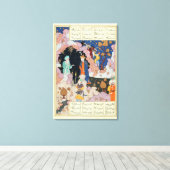 アレクサンデルは隠遁者を訪れる キャンバスプリント (インサイチュ (ウッドフロア))