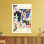 アレクサンデルは隠遁者を訪れる キャンバスプリント (インサイチュ (リビング))