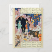 アレクサンデルは隠遁者を訪れる ポストカード (正面/裏面)