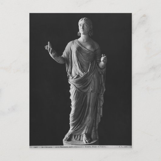 アレクサンデル皇帝のジュリア・マメアの母 ポストカード (正面)