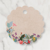 アレクサンドラスカロップメッセージカード フェイバータグ (裏面)