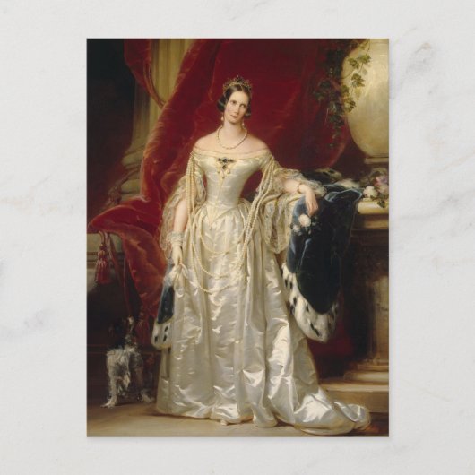 アレクサンドラフェドロヴナポートレート ポストカード (正面)