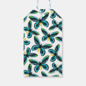 アレクサンドラ女王の鳥羽の蝶パターン ギフトタグ (裏面)