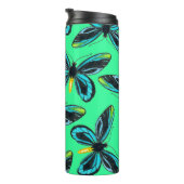 アレクサンドラ女王の鳥羽の蝶パターン タンブラー (回転右)