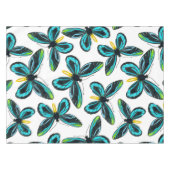 アレクサンドラ女王の鳥羽の蝶パターン テーブルクロス (正面(横))