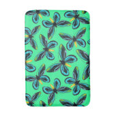 アレクサンドラ女王の鳥羽の蝶パターン バスマット (正面縦)