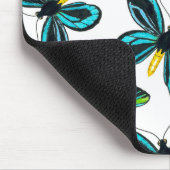 アレクサンドラ女王の鳥羽の蝶パターン マウスパッド (コーナー)