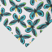 アレクサンドラ女王の鳥羽の蝶パターン 薄葉紙 (詳細)