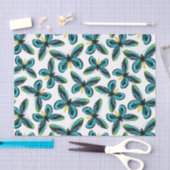 アレクサンドラ女王の鳥羽の蝶パターン 薄葉紙 (クラフト)