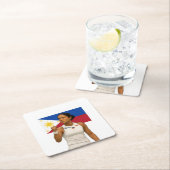 アレクサンドラ・エアラグアダラチャンピオン2025コースター スクエアペーパーコースター (インサイチュ)