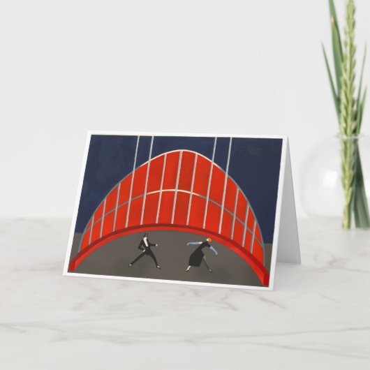 アレクサンドラ・エクスター サンキューカード (正面)