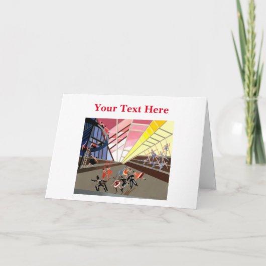 アレクサンドラ・エクスター サンキューカード (正面)