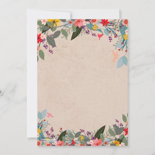 アレクサンドラ 招待状 (裏面)