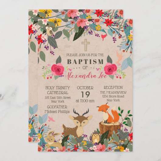 アレクサンドラ 招待状 (正面/裏面)