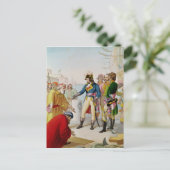 アレクサンドリアでのナポレオンの上陸 ポストカード (スタンド正面)