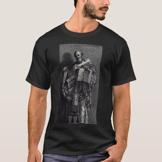 アレクサンドリアのアタナシウス グラフィックアート Tシャツ (正面)
