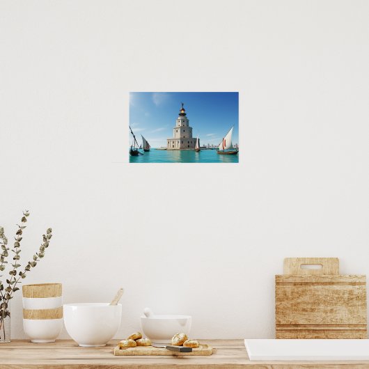 アレクサンドリアのライトハウス ポスター (キッチン)