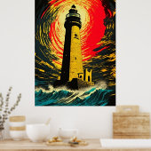 アレクサンドリアの灯台:宇宙時代の現実 ポスター (キッチン)