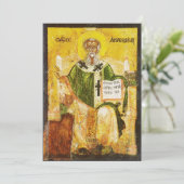 アレクサンドリアの聖アタナシウス 正教会のイコン シーズンカード (スタンド正面)