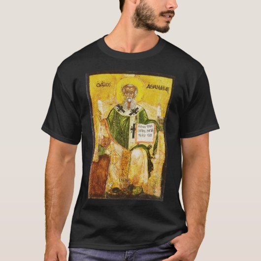 アレクサンドリアの聖アタナシウス Tシャツ (正面)