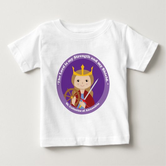 アレクサンドリアの聖キャサリン ベビーTシャツ (正面)